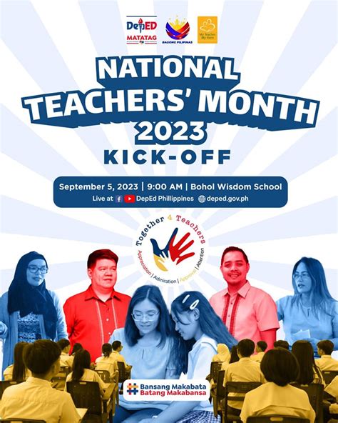 DepEd to kick off 2023 Nat’l Teachers’ Month celebration on Sept. 5.